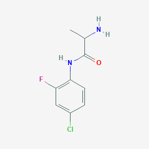 2-amino-N-(4-chloro-2-fluorophenyl)propanamide