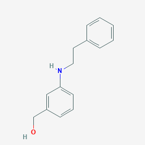 [3-(2-Phenylethylamino)phenyl]methanol