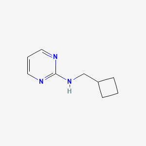 molecular formula C9H13N3 B7540856 N-(cyclobutylmethyl)pyrimidin-2-amine 