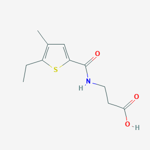 3-[(5-Ethyl-4-methylthiophene-2-carbonyl)amino]propanoic acid