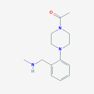 1-[4-[2-(Methylaminomethyl)phenyl]piperazin-1-yl]ethanone