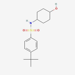 molecular formula C16H25NO3S B7541376 4-tert-butyl-N-(4-hydroxycyclohexyl)benzenesulfonamide 