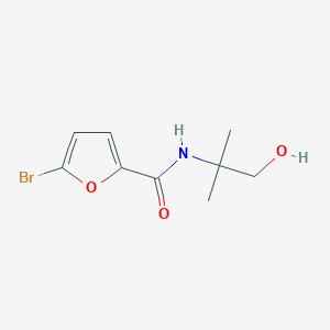 molecular formula C9H12BrNO3 B7541384 5-bromo-N-(1-hydroxy-2-methylpropan-2-yl)furan-2-carboxamide 