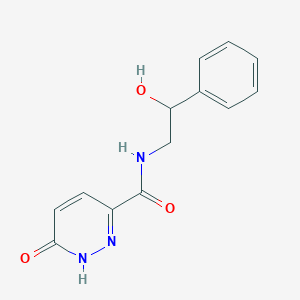 N-(2-hydroxy-2-phenylethyl)-6-oxo-1H-pyridazine-3-carboxamide