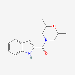 (2,6-dimethylmorpholin-4-yl)-(1H-indol-2-yl)methanone