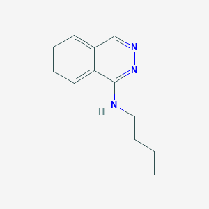 molecular formula C12H15N3 B7541707 N-Butyl-1-phthalazinamine 
