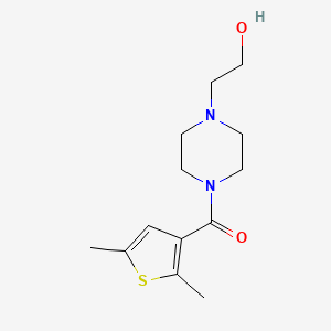 molecular formula C13H20N2O2S B7541713 (2,5-Dimethylthiophen-3-yl)-[4-(2-hydroxyethyl)piperazin-1-yl]methanone 