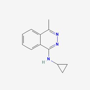 molecular formula C12H13N3 B7541719 N-cyclopropyl-4-methylphthalazin-1-amine 