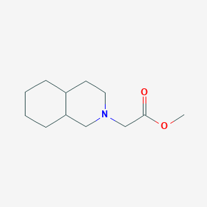 molecular formula C12H21NO2 B7541735 methyl 2-(3,4,4a,5,6,7,8,8a-octahydro-1H-isoquinolin-2-yl)acetate 