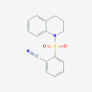 2-(3,4-dihydro-2H-quinolin-1-ylsulfonyl)benzonitrile