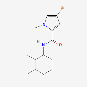 4-bromo-N-(2,3-dimethylcyclohexyl)-1-methylpyrrole-2-carboxamide
