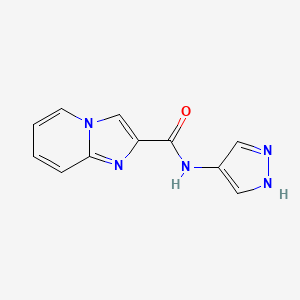 N-(1H-pyrazol-4-yl)imidazo[1,2-a]pyridine-2-carboxamide