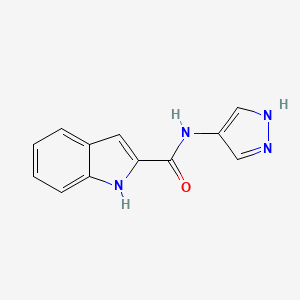 N-(1H-pyrazol-4-yl)-1H-indole-2-carboxamide