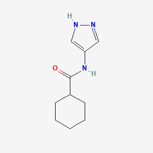 N-(1H-pyrazol-4-yl)cyclohexanecarboxamide