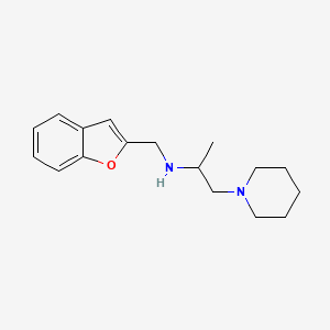 N-(1-benzofuran-2-ylmethyl)-1-piperidin-1-ylpropan-2-amine