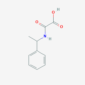 molecular formula C10H11NO3 B7542194 2-Oxo-2-(1-phenylethylamino)acetic acid 
