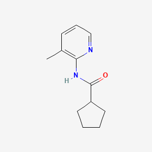molecular formula C12H16N2O B7542198 N-(3-methylpyridin-2-yl)cyclopentanecarboxamide 