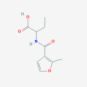 molecular formula C10H13NO4 B7542273 2-[(2-Methylfuran-3-carbonyl)amino]butanoic acid 