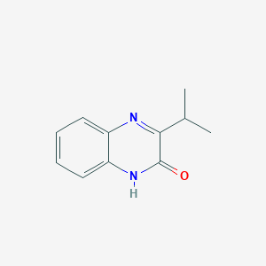 molecular formula C11H12N2O B7542334 2(1H)-Quinoxalinone, 3-(1-methylethyl)- 
