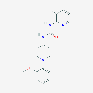 molecular formula C19H24N4O2 B7542657 1-[1-(2-Methoxyphenyl)piperidin-4-yl]-3-(3-methylpyridin-2-yl)urea 
