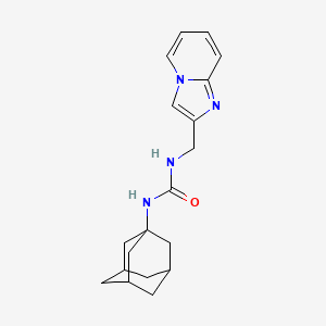 molecular formula C19H24N4O B7543087 1-(1-Adamantyl)-3-(imidazo[1,2-a]pyridin-2-ylmethyl)urea 