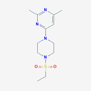 4-(4-Ethylsulfonylpiperazin-1-yl)-2,6-dimethylpyrimidine
