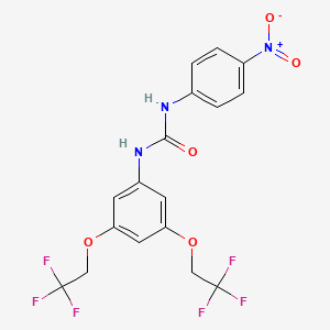 1-[3,5-Bis(2,2,2-trifluoroethoxy)phenyl]-3-(4-nitrophenyl)urea