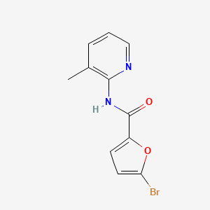 molecular formula C11H9BrN2O2 B7543666 5-bromo-N-(3-methylpyridin-2-yl)furan-2-carboxamide 