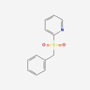 molecular formula C12H11NO2S B7543759 2-苯甲酰基磺酰基吡啶 