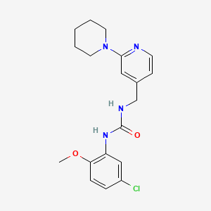molecular formula C19H23ClN4O2 B7543929 2-[8-[(2,4-dimethylphenyl)thio]-3-oxo[1,2,4]triazolo[4,3-a]pyrazin-2(3H)-yl]-N-(2-ethoxyphenyl)acetamide 