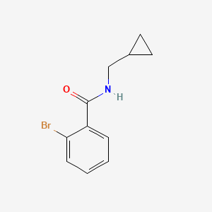 molecular formula C11H12BrNO B7543933 2-bromo-N-(cyclopropylmethyl)benzamide 