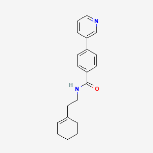 N-(2-cyclohex-1-en-1-ylethyl)-4-pyridin-3-ylbenzamide