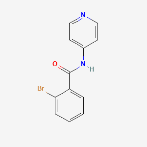 molecular formula C12H9BrN2O B7544014 N-(4-Pyridyl)-2-bromobenzamide 