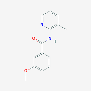 molecular formula C14H14N2O2 B7544065 3-methoxy-N-(3-methylpyridin-2-yl)benzamide 