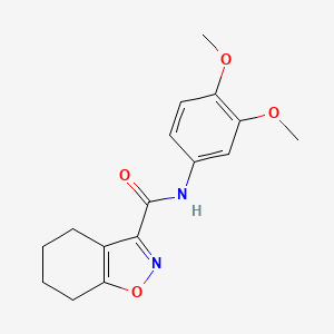 N-(3,4-dimethoxyphenyl)-4,5,6,7-tetrahydro-1,2-benzisoxazole-3-carboxamide