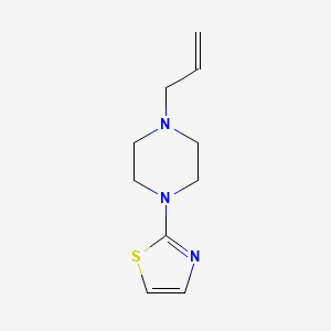 molecular formula C10H15N3S B7544282 2-(4-Prop-2-enylpiperazin-1-yl)-1,3-thiazole 