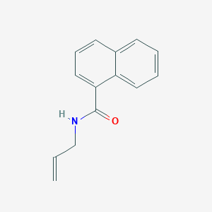 molecular formula C14H13NO B7544318 1-Naphthamide, N-allyl- 