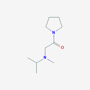 molecular formula C10H20N2O B7544931 2-[Methyl(propan-2-yl)amino]-1-pyrrolidin-1-ylethanone 