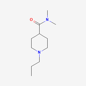 molecular formula C11H22N2O B7545116 N,N-dimethyl-1-propylpiperidine-4-carboxamide 