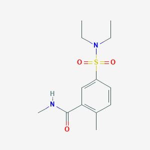 5-(diethylsulfamoyl)-N,2-dimethylbenzamide