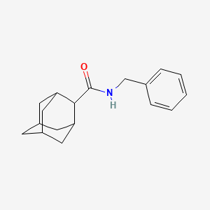 molecular formula C18H23NO B7545581 N-benzyladamantane-2-carboxamide 