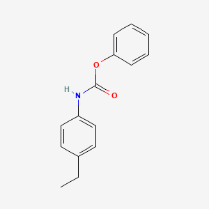 molecular formula C15H15NO2 B7546411 phenyl N-(4-ethylphenyl)carbamate 