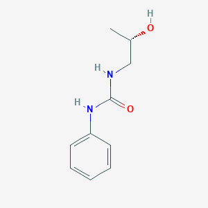 molecular formula C10H14N2O2 B7546522 N-[(2S)-2-hydroxypropyl]-N'-phenylurea 
