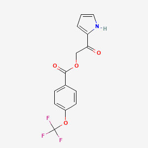 [2-oxo-2-(1H-pyrrol-2-yl)ethyl] 4-(trifluoromethoxy)benzoate