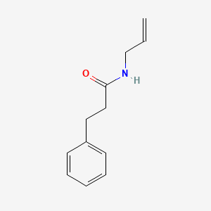 molecular formula C12H15NO B7546594 N-Allylbenzenepropanamide 