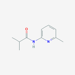 molecular formula C10H14N2O B7546735 2-methyl-N-(6-methylpyridin-2-yl)propanamide 