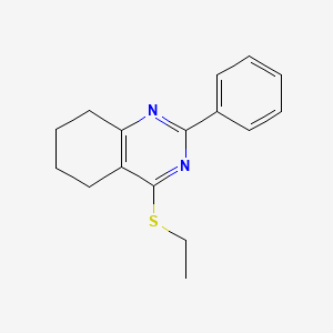 4-(Ethylthio)-2-phenyl-5,6,7,8-tetrahydroquinazoline