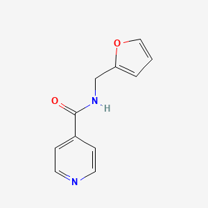 N-(furan-2-ylmethyl)pyridine-4-carboxamide