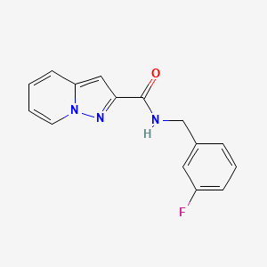 N-(3-fluorobenzyl)pyrazolo[1,5-a]pyridine-2-carboxamide