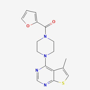 Furan-2-yl-[4-(5-methylthieno[2,3-d]pyrimidin-4-yl)piperazin-1-yl]methanone